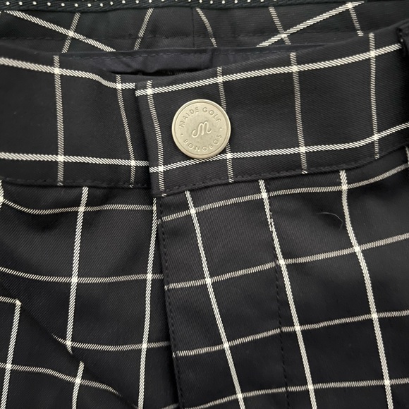 Men’s Bonobos Maide Navy Windowpane Golf Pants 30/30 Straight NWT - Picture 2 of 8